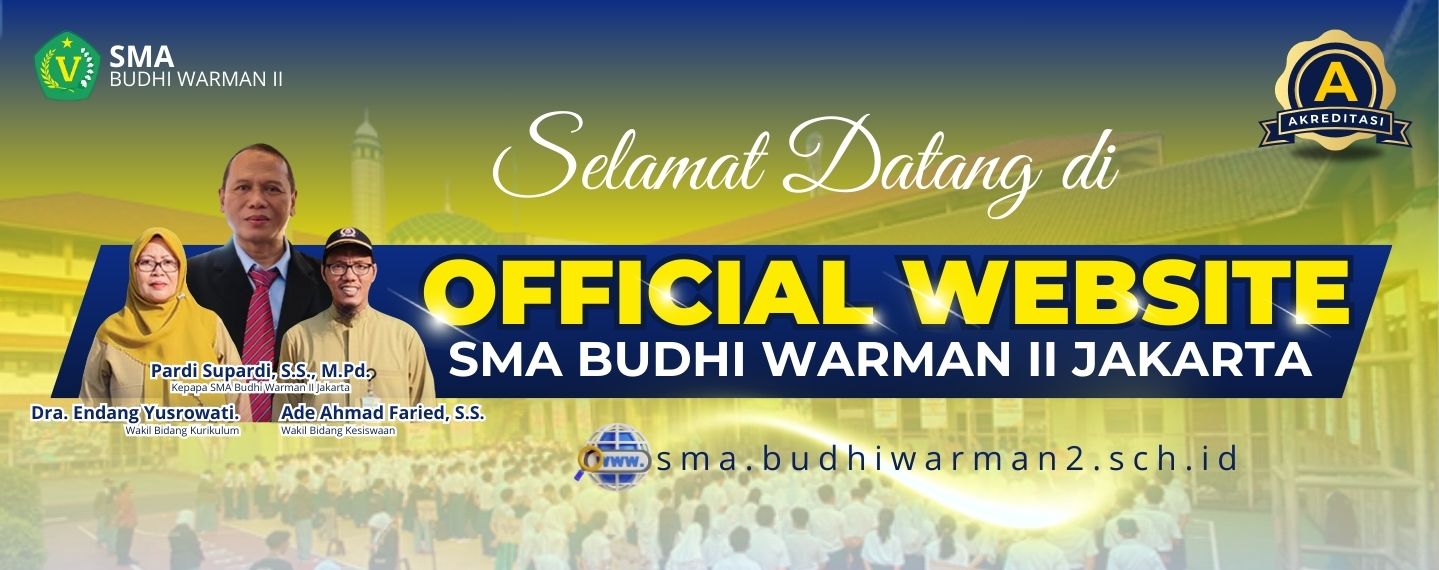 Selamat Datang di SMA Budhi Warman II Jakarta